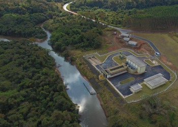 Atual área do Sistema Produtor do Sapucaí Mirim, não mais na área do Rio Canoas onde há potencial para diamantes. Foto: Divulgação/Sabesp