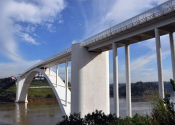 Ponte Internacional da Amizade (BR-277), Aduana de Foz do Iguaçu, Fronteira Brasil e Paraguai. Foto: Divulgação/DNIT